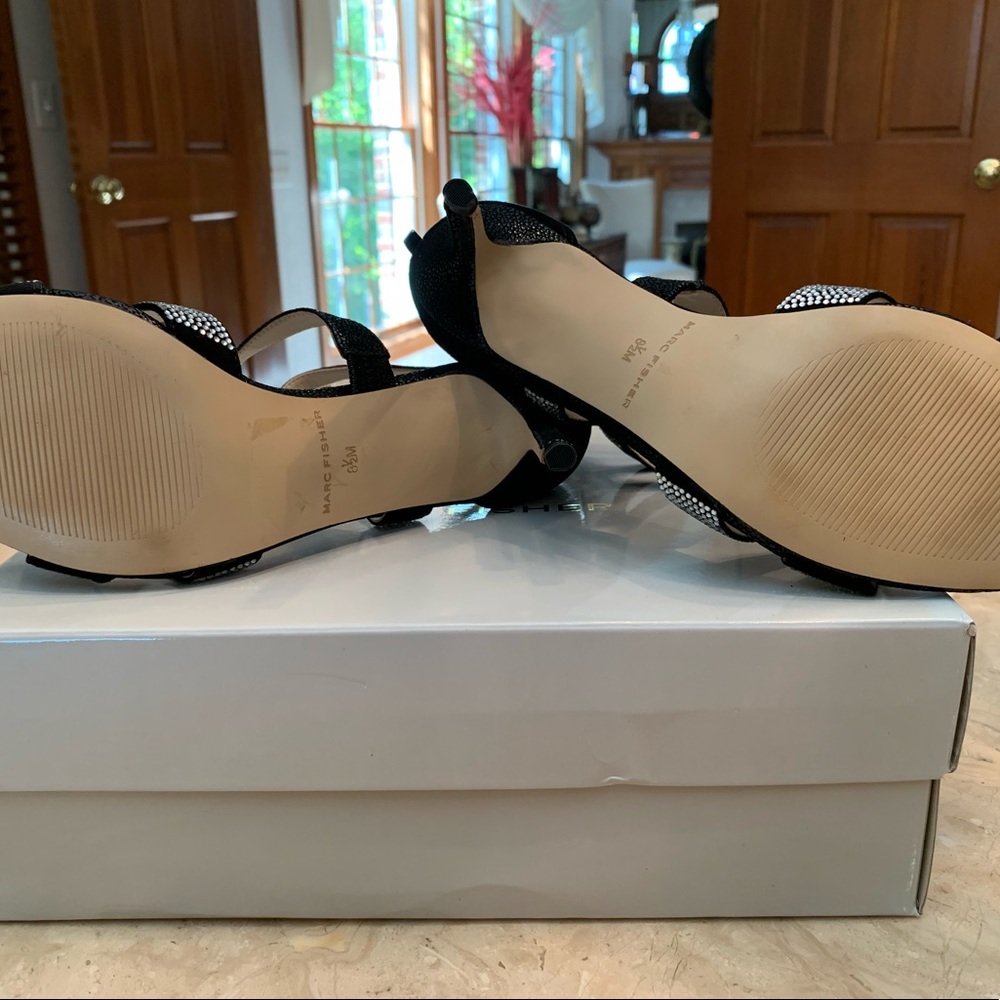 PRICE✂️ Marc Fisher Lexcie - Black Multi Suede - Picture 6 of 8